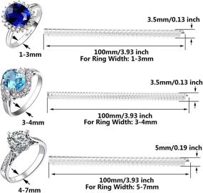 img 3 attached to 💍 Невидимый кольцевой корректор размера - 12 шт. Различных размеров для свободных колец, корректор размера для подгонки к любому кольцу