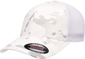 img 4 attached to Flexfit Mens Trucker Mesh Multicam Outdoor Recreation and Climbing
