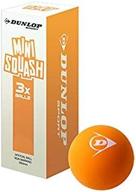 🎾 dunlop sports mini squash ball: enhanced performance for smaller playing fields logo