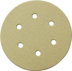 img 4 attached to 🔄 High-Quality POWERTEC 45222G-50 Gold 6” Hook and Loop Sanding Disc – 50 Pack, 220 Grit