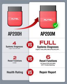 img 3 attached to 🔍 Автел AP200M Bluetooth сканер OBD2: диагностика полной системы уровня OE, 6 сервисов по обслуживанию, упрощенная версия AP200, продвинутая версия MD808, MD806 - 1 год бесплатного использования