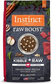 img 4 attached to 🐶 Instinct Raw Boost: Grain Free Dry Dog Food with High Protein Kibble and Freeze Dried Raw Dog Food - The Perfect Nutritional Blend for Your Canine Companion