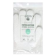 🧤 earth therapeutics hydro exfoliating gloves, white - pack of 4: discover gentle and effective exfoliation! logo