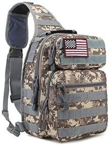 img 1 attached to Durable Shoulder Rucksack Adjustable Backpacks - ABCAMO: The Ultimate Travel Companion