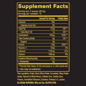 img 3 attached to Протеиновый порошок Cellucor Whey Sport Ваниль: улучшенное восстановление после тренировки с изолятом, креатином и глутамином - 18 порций.