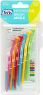 tepe angle interdental brushes: small brush dental pick and floss for braces - 6 sizes multi-pack logo