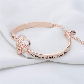 img 1 attached to 🎉 Bobauna Sweet 16 Bracelet: Celebrating Clever Girls with Amazing Sixteen Jewelry - Perfect Birthday Gift for Teenage Girls