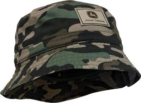 img 3 attached to 👒 Parent's Choice: John Deere Boys' Camo Bucket Hat for Toddler – Stylish and Protective!