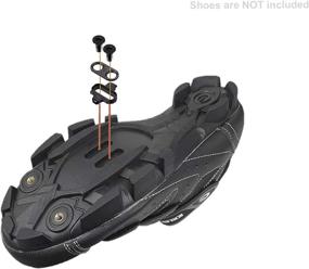 img 1 attached to 🚴 Boerte Bike Cleats: Shimano SPD SM-SH51 Compatible - Spinning & Indoor Cycling Cleat Set - Also TIEM Compatible