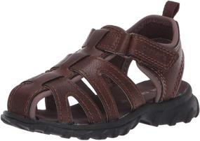 img 4 attached to Carters Douglas Fisherman Sandal BROWN