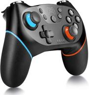 🎮 enhanced gaming experience with yccteam wireless pro controller for switch - gyro axis, turbo, and adjustable dual shock logo