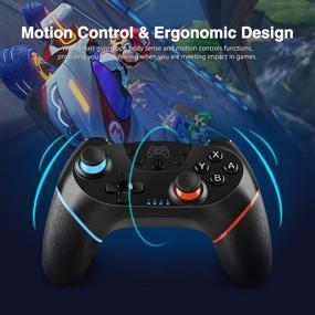 img 3 attached to 🎮 Enhanced Gaming Experience with YCCTEAM Wireless Pro Controller for Switch - gyro axis, turbo, and adjustable dual shock