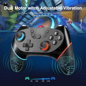 img 2 attached to 🎮 Enhanced Gaming Experience with YCCTEAM Wireless Pro Controller for Switch - gyro axis, turbo, and adjustable dual shock