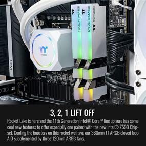 img 1 attached to 💦 Thermaltake LCGS Arctic i360 AIO Liquid Cooled Gaming PC: i5-11600K, RTX 3060, 16GB RGB RAM, 1TB NVMe M.2