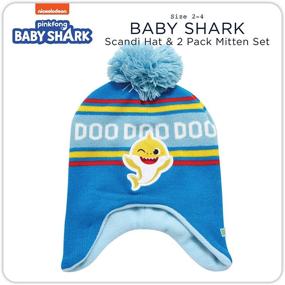 img 3 attached to 🦈 Warm Up with Nickelodeon Shark Winter Mitten: A Must-Have Accessory for Toddlers in Cold Weather