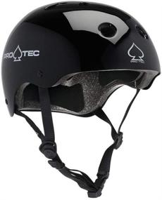 img 4 attached to Pro-Tec Classic Skateboarding 🛡️ Helmets - Certified for Safety