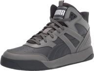 puma backcourt sneaker black high silver men's shoes and fashion sneakers logo