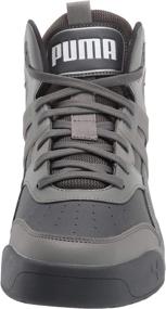 img 3 attached to PUMA Backcourt Sneaker Black High Silver Men's Shoes and Fashion Sneakers