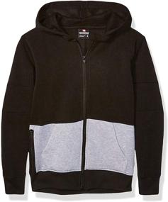 img 2 attached to 🧥 Comfortable Southpole Fleece Hooded Fullzip Black Boys' Hoodies & Sweatshirts: Stylish Clothing and Fashion for Boys