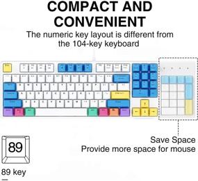 img 1 attached to Mechanical Keyboard Gaming Keycaps Computer Computer Accessories & Peripherals