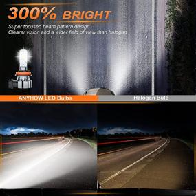 img 3 attached to Astonishingly Bright Mini LED Headlight Bulbs, 300% Enhanced Hi/Lo Beam & Fog Light All-in-One Conversion Kit, 6500K Cool White, Pack of 2 - H11/H8/H9 Model