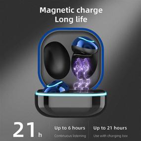 img 2 attached to Wireless Earbuds Blue Bluetooth 5