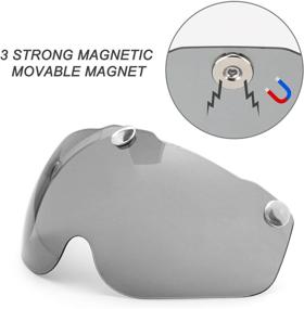 img 1 attached to Shinmax Goggles Removable Detachable Magnetic Sports & Fitness for Cycling