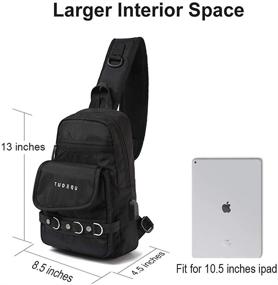 img 3 attached to 🔌 Multi-Purpose Charging Shoulder Crossbody Backpack