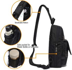 img 2 attached to 🔌 Multi-Purpose Charging Shoulder Crossbody Backpack