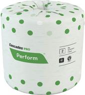 🧻 cascades pro standard toilet paper, 336 sheets bathroom tissue, 4x3.50, white logo