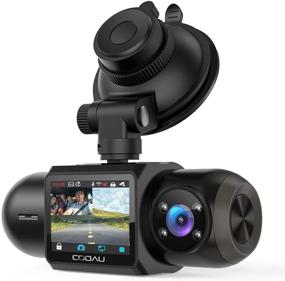 img 4 attached to 📷Высококачественная, разрешение 1080P, FHD GPS Wi-Fi автомобильная камера с ночным видением - сенсор Sony, запись видео с двух камер, G-сенсор и режим парковки (D30)