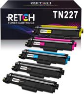 🖨️ retch compatible tn227 tn-227 toner cartridge tray 5 pack replacement for brother tn227bk tn223 tn-223 – mfc-l3770cdw, mfc-l3750cdw, mfc-l3710cw, hl-l3210cw, hl-l3290cdw logo