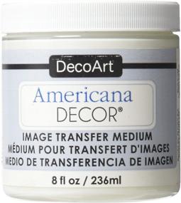 img 2 attached to 🎨 Enhance Your Artistry with Deco Art Image Transfer Medium Paint, 8-Ounce, Clear