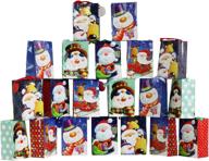 iconikal small printed christmas design gift bags - 20-count pack logo