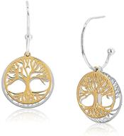 🌼 girls' yellow sterling silver vanbelle earrings - jewelry logo