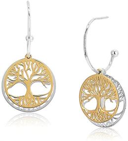 img 4 attached to 🌼 Girls' Yellow Sterling Silver Vanbelle Earrings - Jewelry