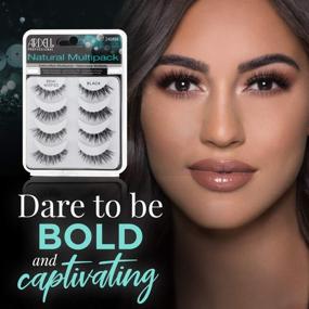 img 3 attached to 4 Pairs of Ardell Demi Wispies False Eyelashes - Full Volume Black Strip Lashes | Eye Makeup Enhancement - 2 Pack