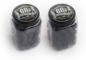 img 2 attached to 🎯 100x Premium Hard Rubber Steel Balls for Real Self and Home Defense Training Pistols in 68 Caliber – High-Quality Paintballs, Powerballs, 7g Heavy Ammunition