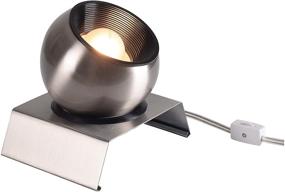 img 4 attached to Enhance Your Décor with Kenroy Home 20506BS Spot Accent Lamps in Brushed Steel — Small and Stylish!