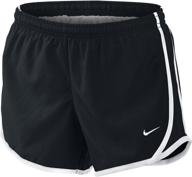 nike tempo short girls 455912 010 women's shoes logo