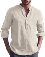 👕 tinkwell sleeve henley casual shirts for men – a must-have in men's clothing shirts logo