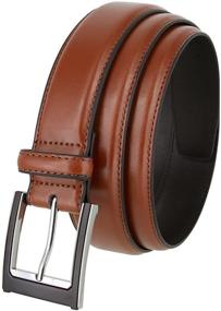 img 2 attached to Black Silver Buckle Genuine Leather Men's Accessories and Belts