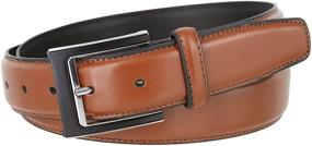 img 3 attached to Black Silver Buckle Genuine Leather Men's Accessories and Belts