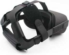 img 2 attached to Оптимизируйте комфорт и баланс с AMVR бандажной стропой для Oculus Quest 1: в комплекте гравитационная подушка и мягкий кожаный поролон.