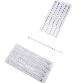 img 3 attached to 50pcs Disposable Sterilized Bugpin Tattoo Needles - Premium Quality Tattoo Needle Liners 1RL Round Liner (1RL) by New Star Tattoo