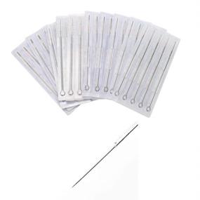 img 4 attached to 50pcs Disposable Sterilized Bugpin Tattoo Needles - Premium Quality Tattoo Needle Liners 1RL Round Liner (1RL) by New Star Tattoo