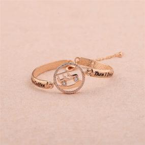 img 1 attached to ☕ TGBJE Coffee Bracelet: A Stylish Girlfriend Bangle for Girls' Jewelry Lovers!