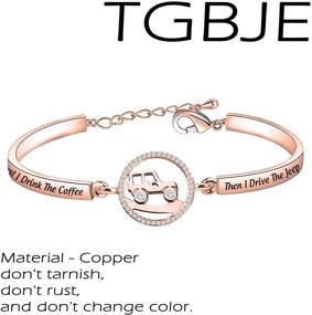 img 3 attached to ☕ TGBJE Coffee Bracelet: A Stylish Girlfriend Bangle for Girls' Jewelry Lovers!