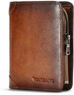 🔍 optimized search: authentic vintage cowhide anti-theft men's wallet, card case & money organizer accessories logo