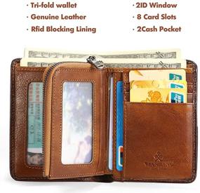 img 3 attached to 🔍 Optimized Search: Authentic Vintage Cowhide Anti-Theft Men's Wallet, Card Case & Money Organizer Accessories